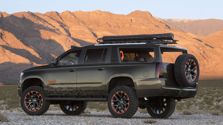 Country music superstar Luke Bryan has teamed up with Chevrolet to create a bold, stylized Suburban concept introduced at the 2017 SEMA Show. The concept speaks to Lukeâs âHuntin, Fishinâ and Lovinâ Every Dayâ outlook.