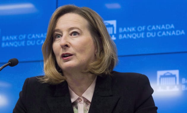 Bank of Canada senior deputy governor Carolyn Wilkins at a news conference in Ottawa on Jan. 17,