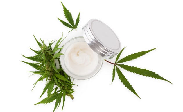 Crema elaborada a base de cannabis. 