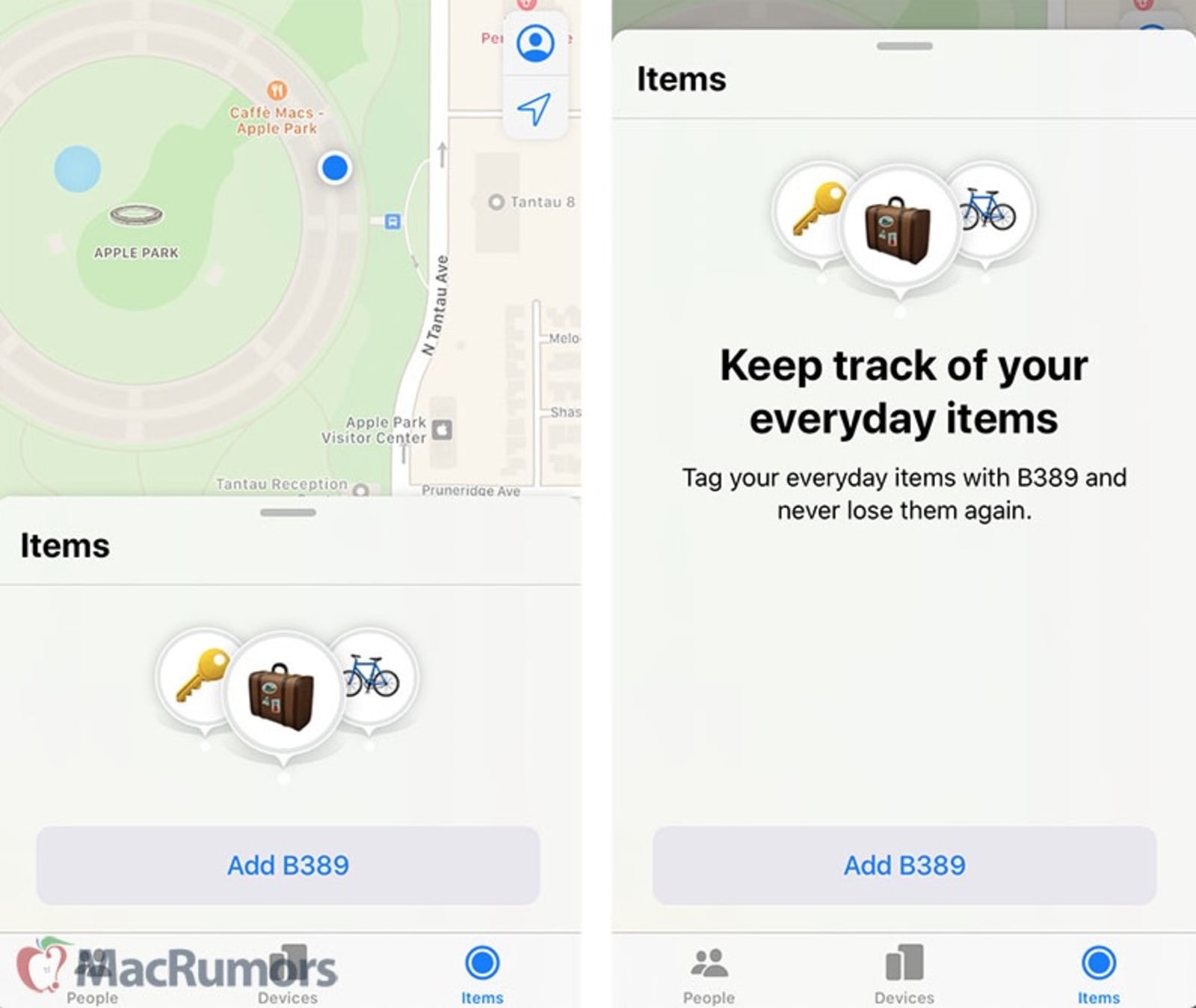 Apple tag tracking app