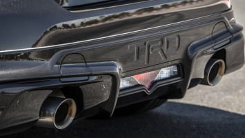 Toyota 86 Special Edition rear bumper exhaust