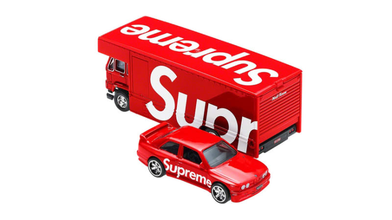 Supreme Hot Wheels Fleet Flyer with '92 BMW M3 sold out fast 