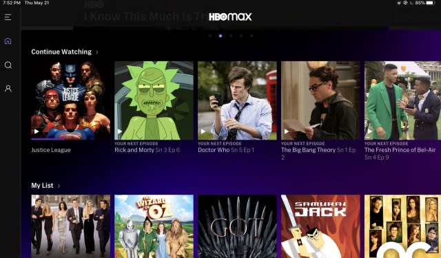 HBO Max - Continuez à regarder sur iPad