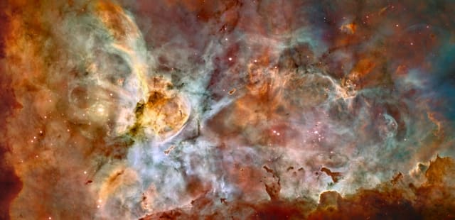 La région de formation d'étoiles de la nébuleuse de Carina dans la Voie lactée