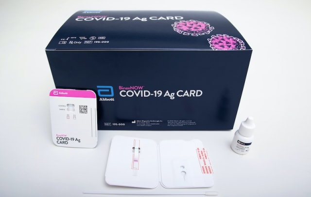 Abbott's BinaxNOW COVID-19 Ag Card is a rapid, reliable and affordable tool for detecting active coronavirus infections at massive scale.