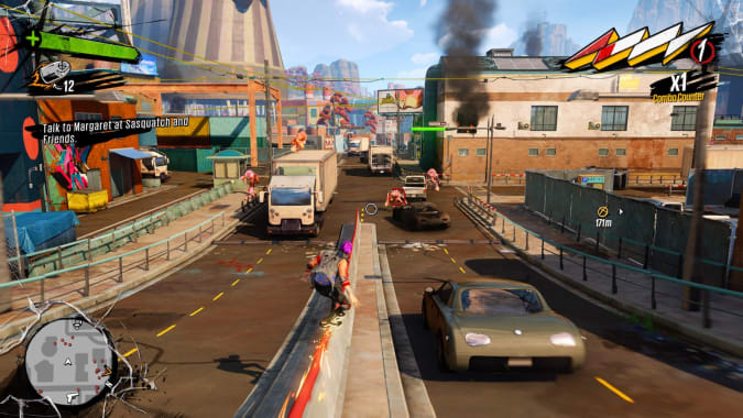 Une capture d'écran d'un jeu fonctionnant sur Xbox Series X.
