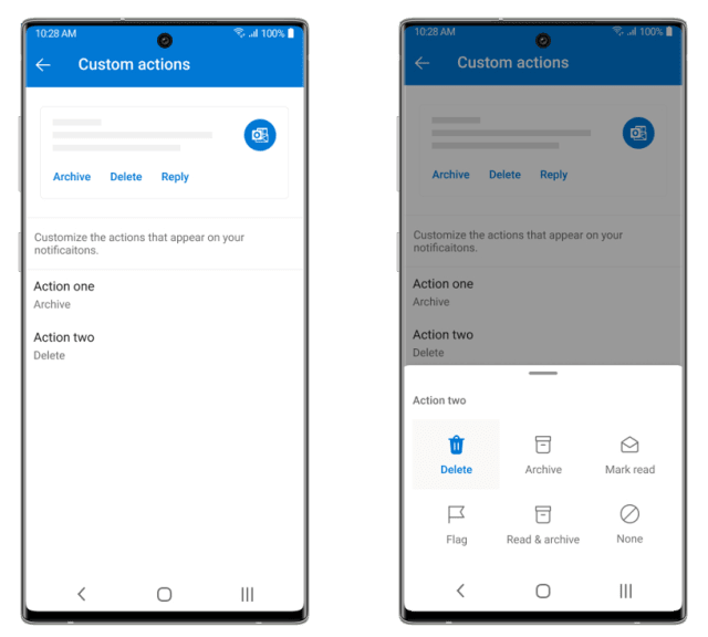 Microsoft Outlook for Android update