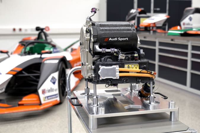Audio E-Tron FE07 Formula E race car