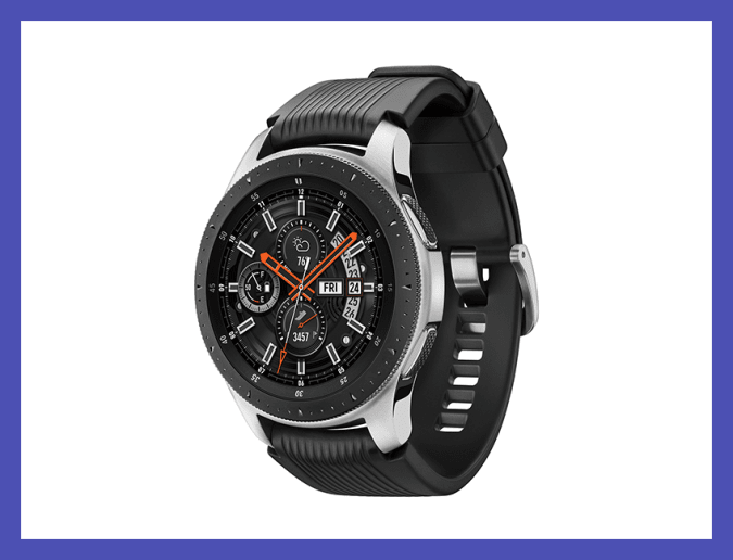 Get fit—and get $90 off—with this Samsung Galaxy Smart Watch.