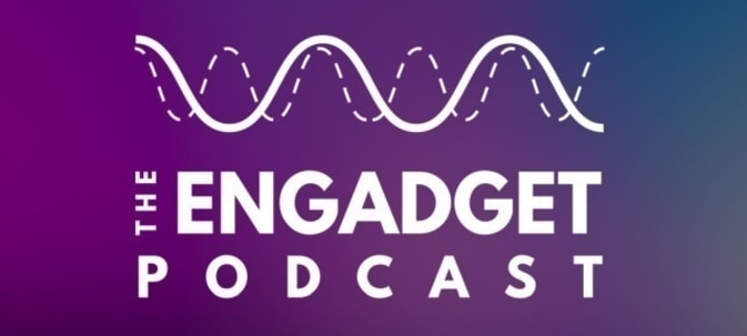 O logotipo do podcast Engadget