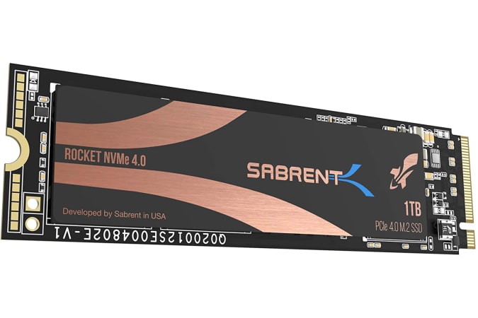 Sabrent Rocket Gen4 PCIe SSD