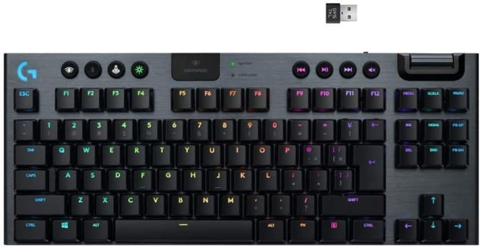 Logitech G915 TKL Tenkeyless Lightspeed keyboard
