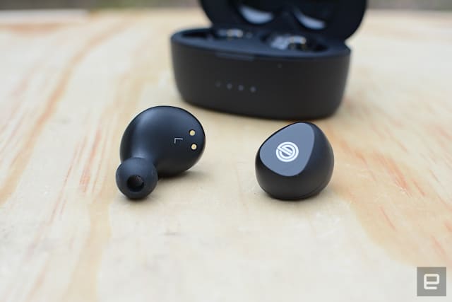 Grado promises its signature sound in the GT220, the company's first true wireless headphones.  It responds to that, combining it with better-than-expected battery life and the convenience of wireless charging.  The overall design is pretty straightforward, and the fit is slightly awkward compared to the construction of the headphones.  There is also no companion app for any customization.  However, you don't need to change the sound anyway, as these are some of the best headphones we've tested. 