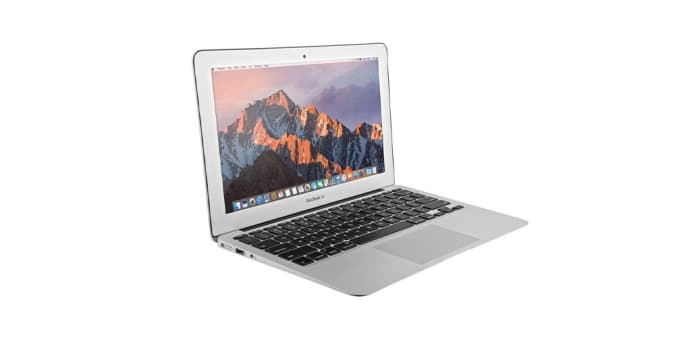 Tap the image of an Apple laptop.