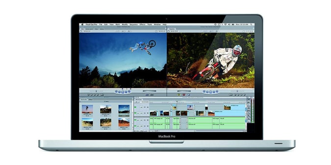 Press image of an Apple laptop.