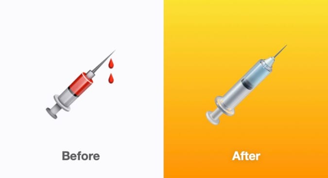 Syringe emoji