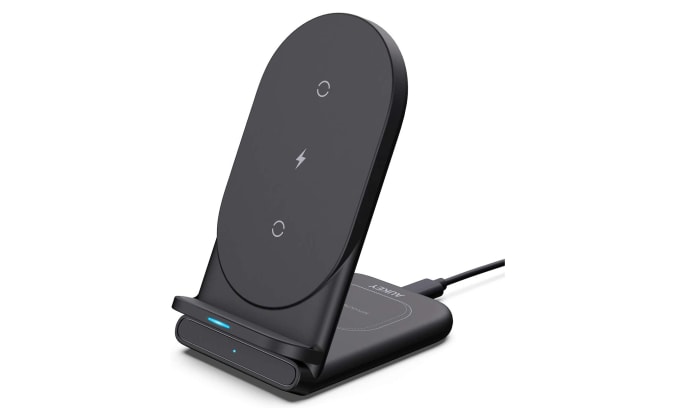 Aukey 2-in-1 wireless charging stand