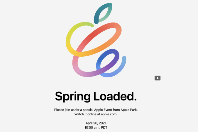 Apple April 20 event