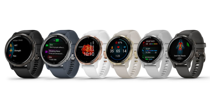 Garmin has unveiled the Venu 2 and smaller Venu 2S fitness-oriented smartwatches with a host of extra health features over the original Venu model. 