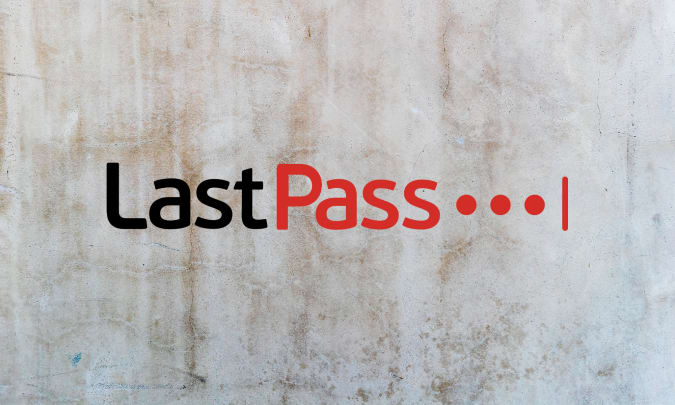 LastPass logo on solid background.