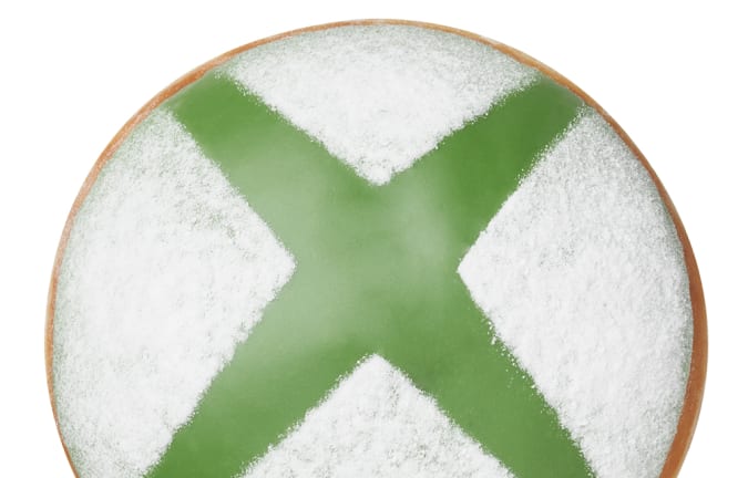 The Krispy Kreme Nexus Level Xbox donut.