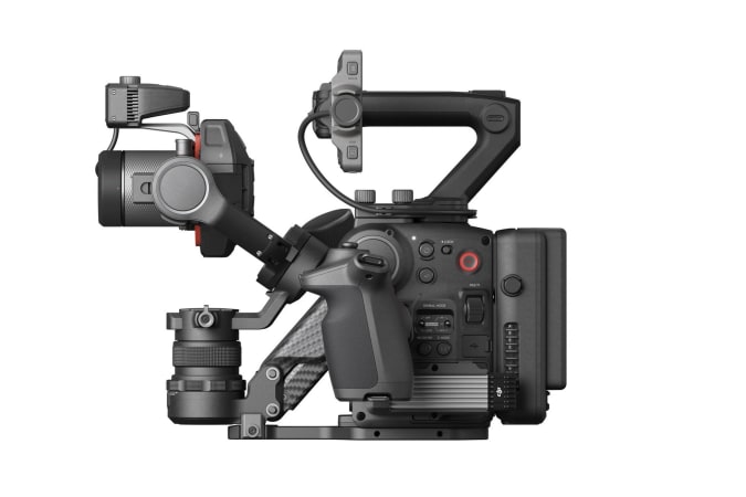 DJI's Ronin 4D cinema camera has a built-in gimbal and LiDAR focus system