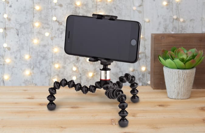 Joby GripTight One GorillaPod stand for the Engadget 2021 Holiday Gift Guide.
