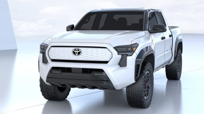 Toyota's concept for an electric pickup truck.