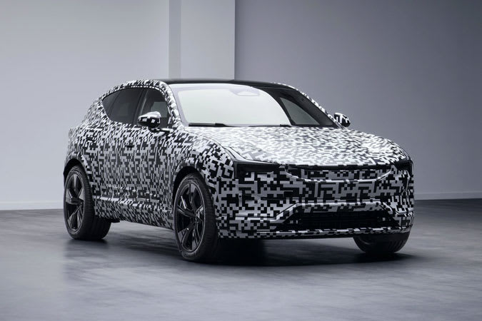 Preview image of the Polestar 3 with camo.