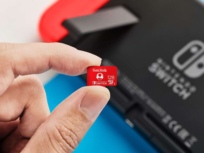 SanDisk 128 GB Nintendo Switch microSD card