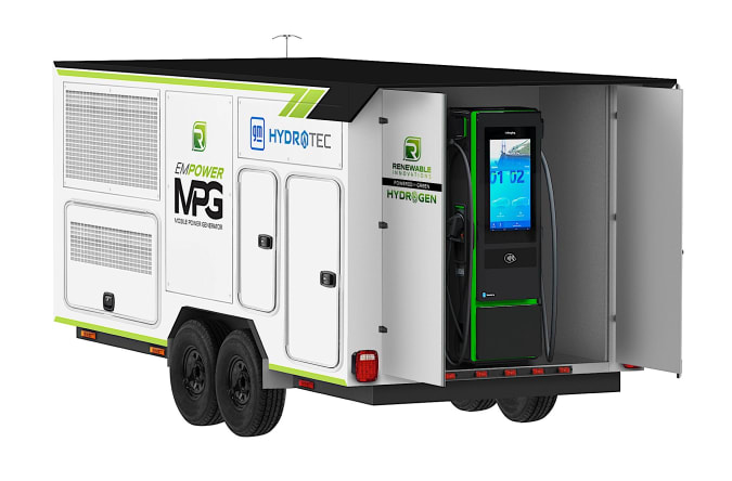 GM fuel cell mobile power generator