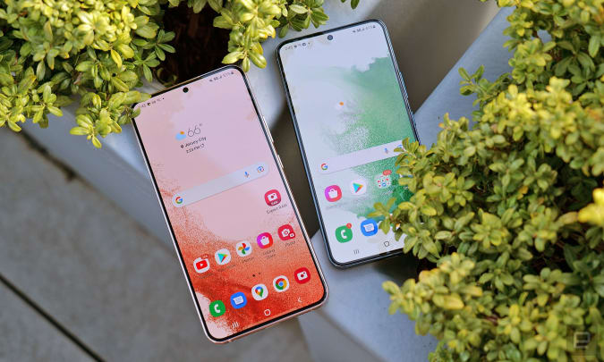 Les Galaxy S22 et S22+ de Samsung sont les nouveaux téléphones phares de la société pour 2022. 