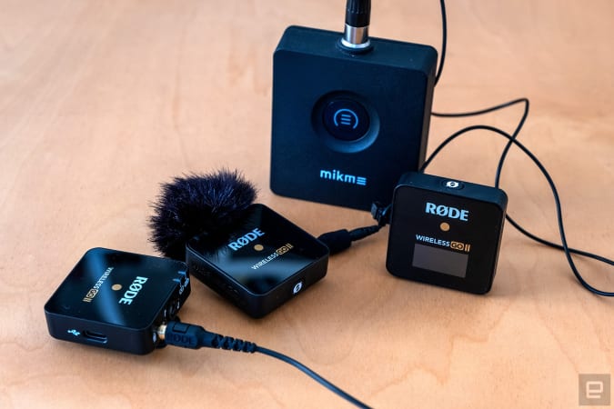 Rode Wireless Go II and Mikme Pocket Wireless Microphone Systems.