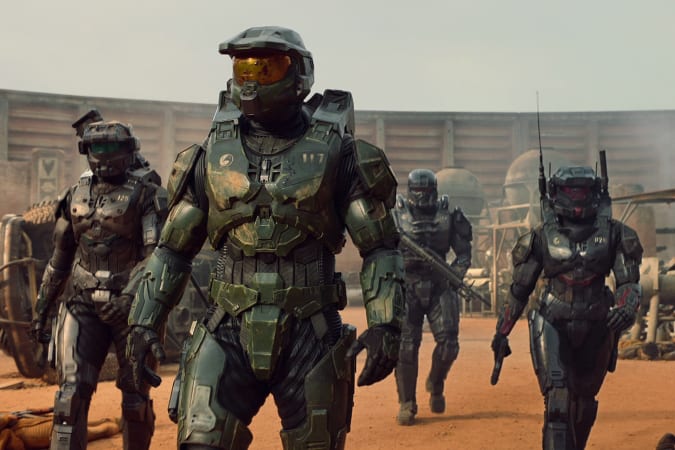Spartans in 'Halo' TV series on Paramount +