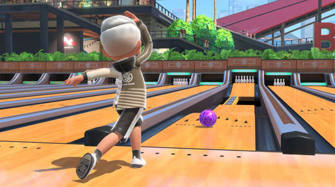 Bowling is one of two games returning from Wii Sports to Nintendo Switch Sports
