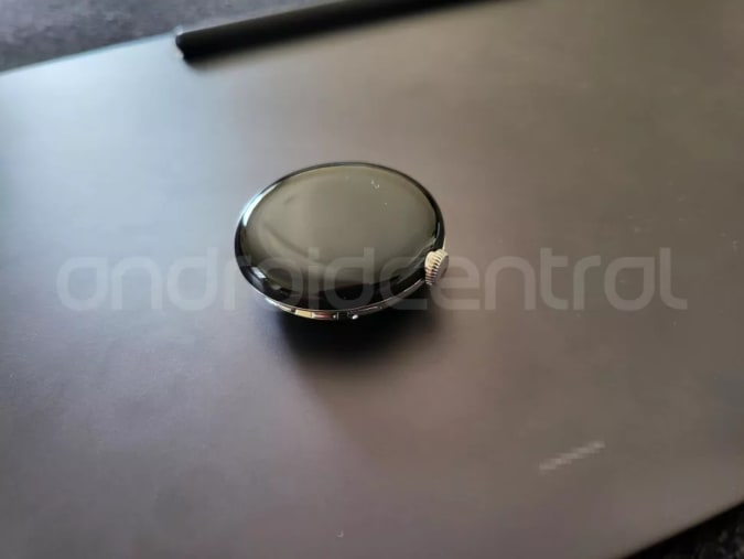 An image of the top of the Pixel Watch showing the laptop's almost borderless screen. 