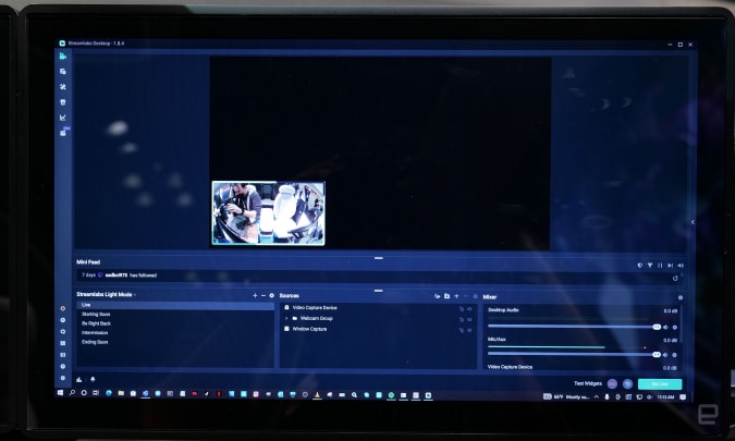 Indi One's Windows-based computer allows users to install virtually any app they want, including live streaming software and games. 