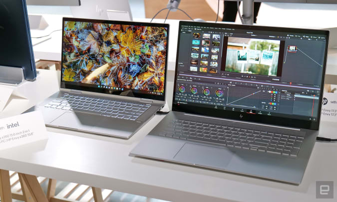 Alongside the Envy x360 13 and Envy 16, HP also made a 15-inch 2-in-1 with the Envy x15 and a big-screen option in the Envy 17. 
