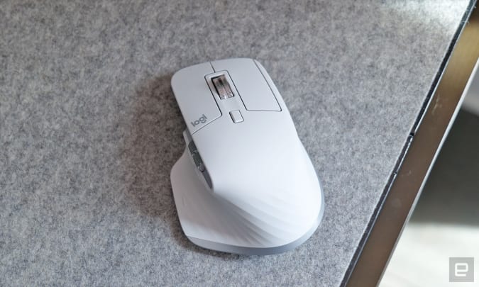 While it features almost exactly the same design, the new MX Master 3S has quiter mouse clicks, a new 8,000 DPI sensor and a new white paint job.