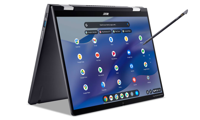 The Chromebook Spin 714 also sports a Gorilla Glass screen with an anti-microbial coating and MIL-STD 810H durability. 