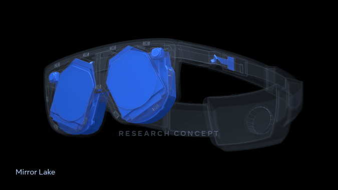 Concept VR de Meta Mirror Lake