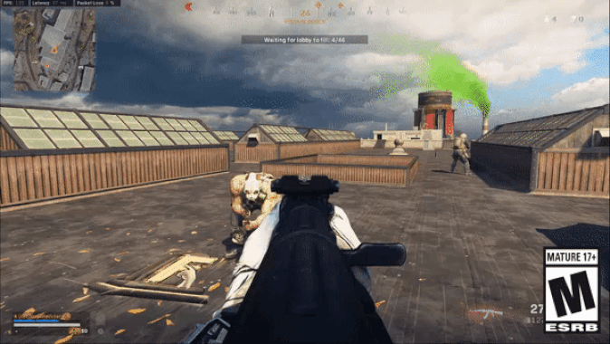 A Call of Duty player takes on a cheater whose weapons have been removed