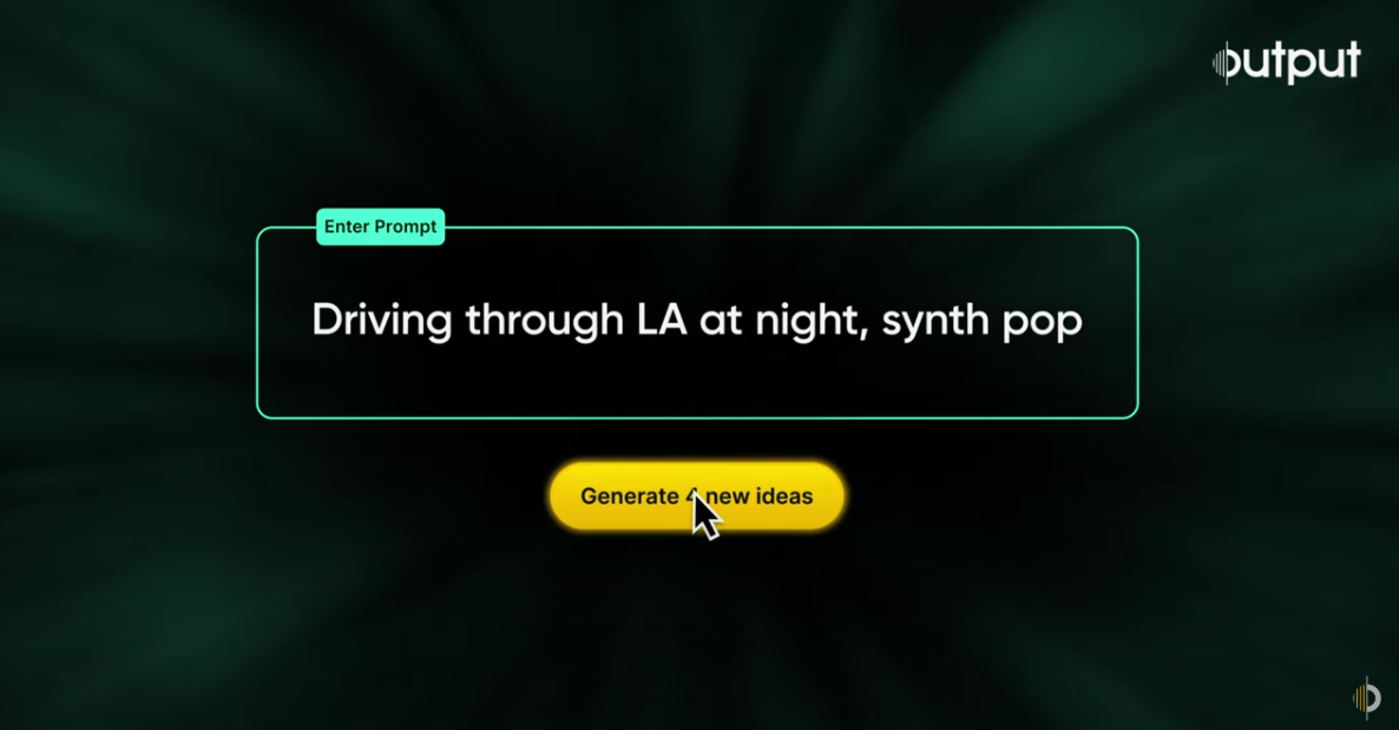 Output's AI-powered software automatically generates music sample packs from text prompts