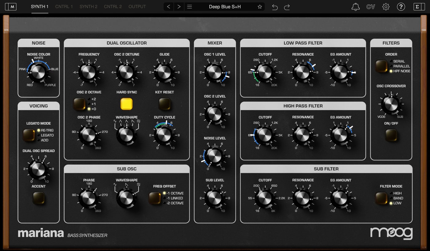 Moog Mariana is a virtual synth all about plumbing the depths of bass