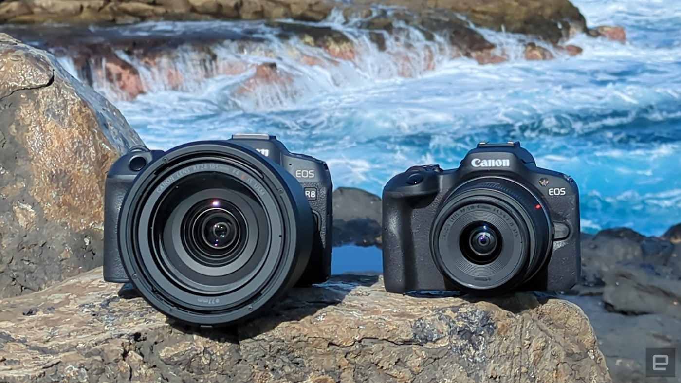 Traveling with Canon's entry-level EOS R8 and R100 mirrorless cameras