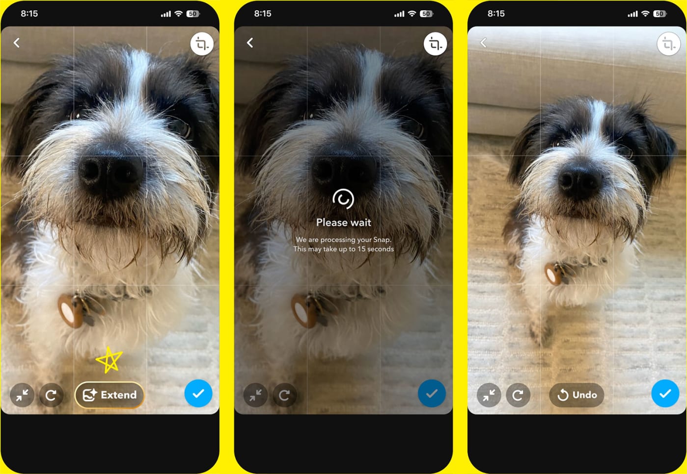 Snapchat+ subscribers can now use AI to generate or extend images within the app