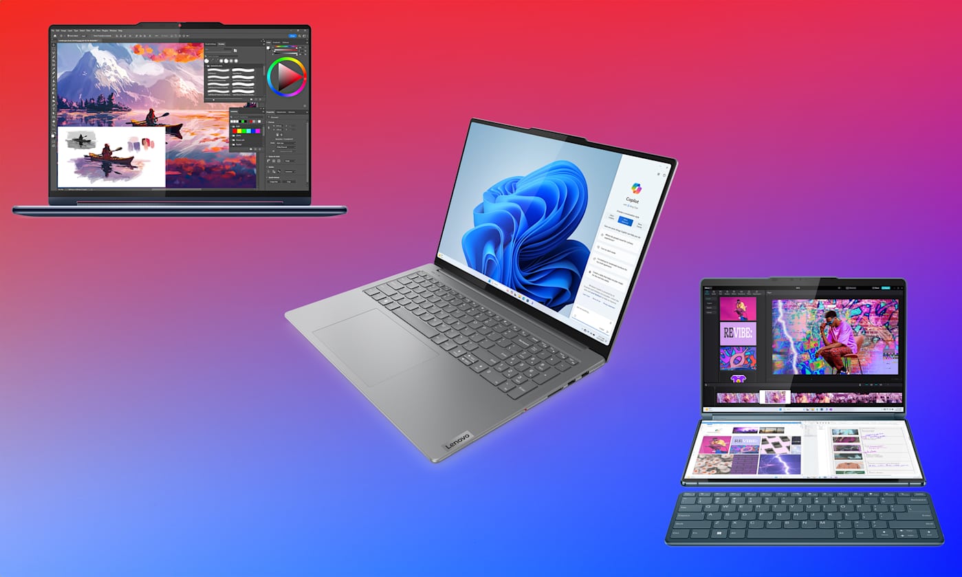 Lenovo Yoga Pro 9i and Yoga 9i 2-in-1 now have have AI chips and a generative art suite