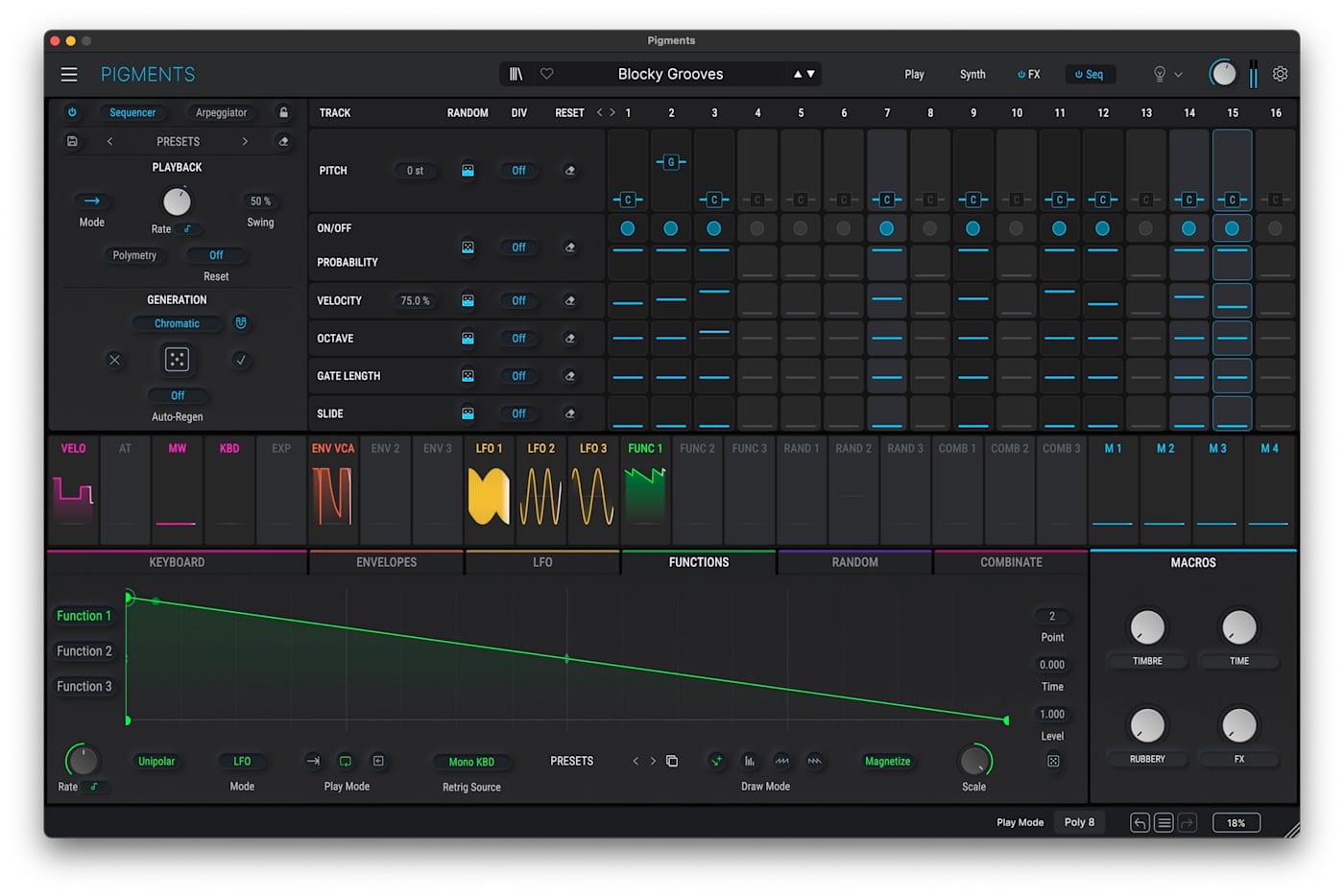 Arturia Pigments 5 adds generative sequencing and external audio processing