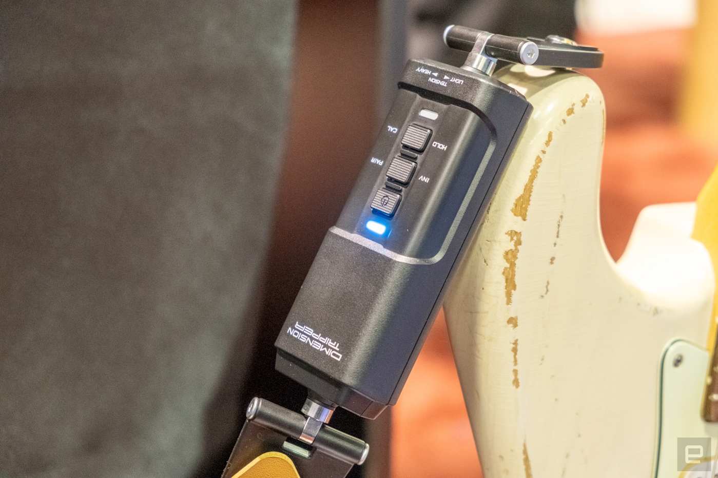 Casio's Dimension Tripper lets you control your guitar pedals with your guitar strap