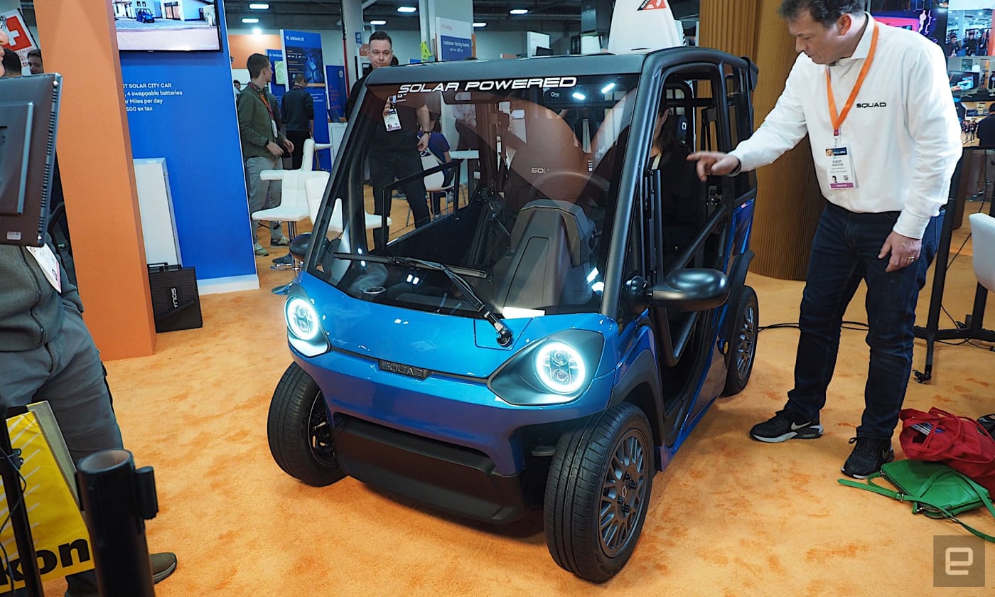 Squad Mobility’s tiny solar-powered EV is a dream for crowded cities